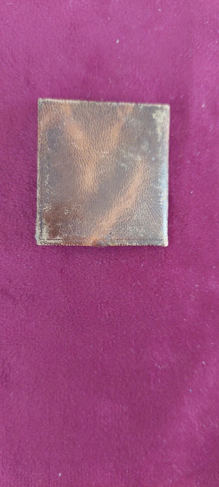 Ancien Reliquaire de Poche en Cuir - Saint Mutien-Marie (Malonne) - Relique Ex Indumentis – photo 3